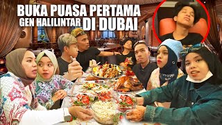 FATEH TIBA2 SAKIT BORONG RESTORAN DUBAI BUAT BUKA PUASA PERTAMA GEN HALILINTAR [upl. by Rilda]