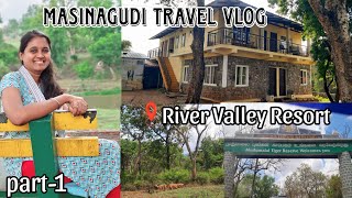 Masinagudi Travel VlogMudumalai Tiger Reserve River Valley Resort in Masinagudi Room tourDhimbam [upl. by Amoihc]