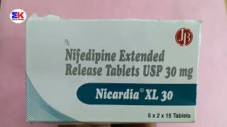 Nicardia XL 30 Tablet  Nifedipine 30mg Tablet  Nicardia XL 30mg Tablet Uses Benefits Dosage Review [upl. by Shara]