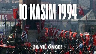 10 Kasım 1994  Taksim Meydanı atatürk [upl. by Iblehs]