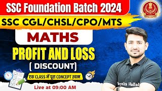 Maths For SSC CGL CHSL MTS CPO 2024  Profit and Loss Maths Class  SSC Maths By Ravinder Sir [upl. by At]