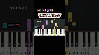 YESTERDAY  the Beatles  Piano Tutorial [upl. by Tirrell542]