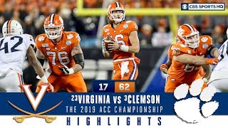 2019 ACC Championship Highlights 3 Clemson wins record 5th straight ACC title  CBS Sports HQ [upl. by Aikaz]