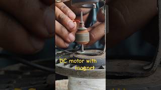 DC motor with magnet 🧲 unique motor diy dcmotor ideas howtomake experimentideashortstrending [upl. by Dulciana]