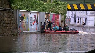 WATCH Vienna’s worst floods in 152 years [upl. by Sergias1]