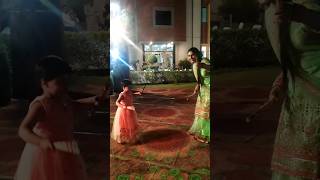 Learn Dandiya Dance  Nagade Sang Dhol deepikapadukone shortfeed navratri2024 dandiya shorts [upl. by Rimidalg]