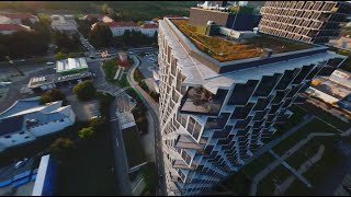 “Corwin Slovakia” buildings  FPV amp Mavic [upl. by Yrahk]