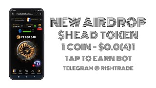 HEAD COIN NEW AIRDROP HUNT [upl. by Doone]