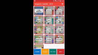 Singapore Calendar v1011 [upl. by Mervin]