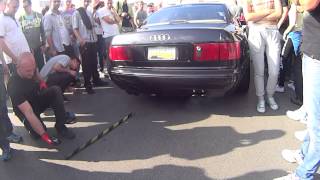 Audi A8 D2 Exhaust by Robertassss [upl. by Zebapda738]