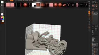 Zbrush 4R4  Vehicle dynamesh insert brushes shadow box  greeble mania [upl. by Eanahc]