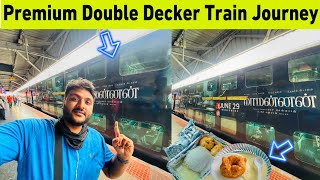 Premium Double Decker Train Journey with Delicious IRCTC food  Coimbatore to Bangalore [upl. by Arihat]