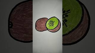 Kiwi drawing drawings drawingforbeginners drawingforkids shorts viral easydrawing kiwidrawing [upl. by Eulalee]