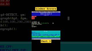 Linker Errors in turbo c  Part 3  undefined symbol  closegraph  computer graphics [upl. by Ulland775]