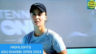 ANHELINA KALININALIUDMILA SAMSONOVAHIGHLIGHTS ADU DHABI OPEN 2024 [upl. by Dragde]