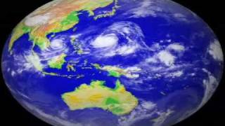 Super Typhoon Tip 1979 With Satelite Video [upl. by Rizzi]