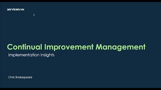 Continuous Improvement Management [upl. by Enawd]