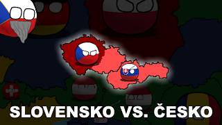 Jak Slovensko Česko napadlo Příběhy jednoho Česka  Countryballs CZ [upl. by Viscardi446]