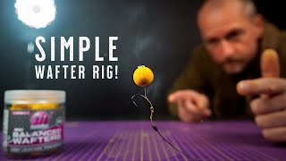 SIMPLE WAFTER RIG For Catching MORE Carp How To Tie A Wafter Rig  Mainline Baits Carp Fishing TV [upl. by Leonore]