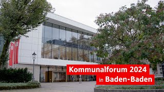 Veranstaltungsrückblick Kommunalforum 2024  Sparkassenverband BadenWürttemberg [upl. by Novyad]