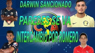 SANCIÓN DE DARWIN CRISTIAN PAREDES A LA MLS POSIBLE INTERCAMBIO POR ROMERO [upl. by Atiuqram]