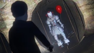 GTA 5 Mods  IT MOVIE PENNYWISE MOD GTA 5 Pennywise Mod Gameplay GTA 5 Mods Gameplay [upl. by Hazaki371]