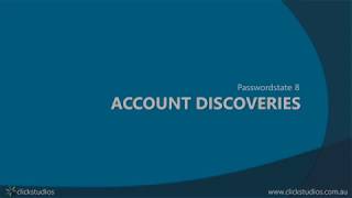 Passwordstate 8  How to set up an Account Discovery [upl. by Wiltz]