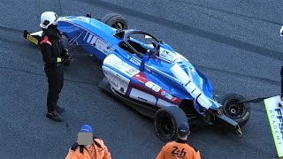 Championnat de France F4 2022 Crashes amp Action  SpaFrancorchamps [upl. by Loggins]