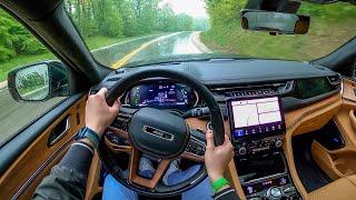 2022 Jeep Grand Cherokee Summit Reserve 4xe  POV First Drive Binaural Audio [upl. by Guarino]