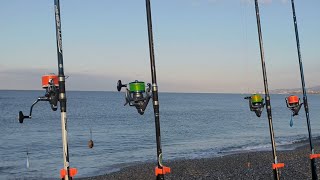 SURFCASTING en TORRENUEVAARENALPROBANDO NUEVOS HILOS AKAMI Y ESTRENADO MACUTO Y MOCHILA AKAMI [upl. by Kory]