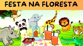 FESTA NA FLORESTA História Infantil Para Dormir História Infantil História Curta [upl. by Mide]