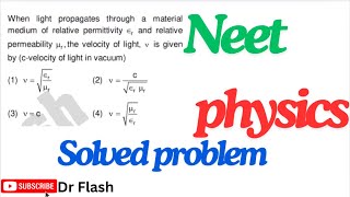 Neet physics problem neet exam physics [upl. by Danielle435]