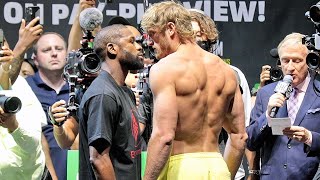 FLOYD MAYWEATHER VS LOGAN PAUL  FULL WEIGH IN AND FACE OFF VIDEO [upl. by Llevram119]