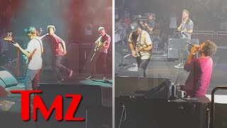 Rage Against the Machines Zack de la Rocha Suffers Leg Injury on Stage  TMZ [upl. by Natalia]