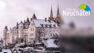 Neuchâtel en 360 nuances de blanc vidéo 360° [upl. by Anirrehs405]