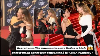 NRJ Music Awards 2024  Des retrouvailles émouvantes entre Héléna et Lénie [upl. by Aivatnahs]