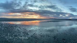 Sunrise on Sandymount strand Dublin [upl. by Namie]