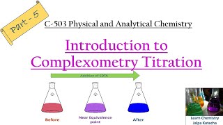 Part5  Metal ion Indicators for Complexometric Titration [upl. by Tocs]