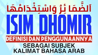 Isim Dhomir Bahasa Arab MI kelas 4  huwa hiya anta anti ana  Disertai Latihan Soal [upl. by Nawd660]