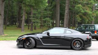 Nissan GTR with HKS Exhaust Startup and Acceleration [upl. by Soilissav257]