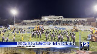 Grants Pass High School hosts 30th annual Pride of the Northwest Marching Band Competition [upl. by Mickey232]