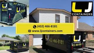 LJ Containers  Odessa TX  4324668181 [upl. by Naic]