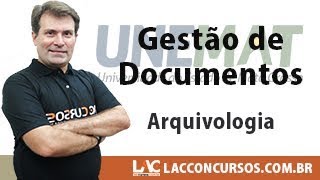 Curso UNEMATMT 2018 – Arquivologia  Gestão de Documentos [upl. by Llerej]