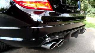 MEC Design W204 C63 AMG Exhaust [upl. by Ytima]