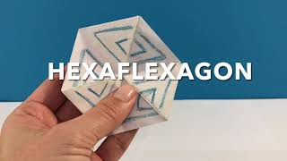 Hexaflexagon vouwen rustige uitleg [upl. by Annamaria536]