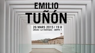 Conférence de Emilio Tuñón architecte  Agence Mansilla  Tuñón Architectes Madrid [upl. by Minny648]