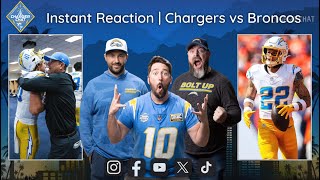 Instant Reaction  Chargers vs Broncos [upl. by Kimmel]