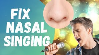 No more nasal singing How to stop singing through your nose [upl. by Selmner]