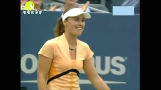 Peng Shuai vsMartina Hingis Highlights  2006 USO Round 1 [upl. by Sukramed857]