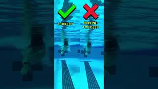 The most common mistakes in freestyle swimming🏊🏻‍♀️swimming explore sports [upl. by Plume211]